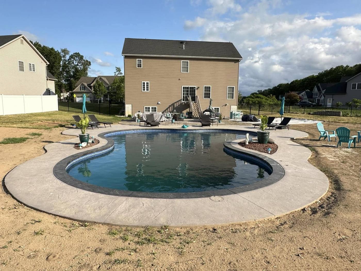Pool permit process and site planning